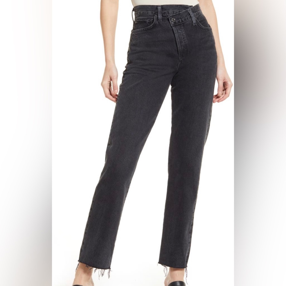 Agolde Criss Cross High Waist Jeans